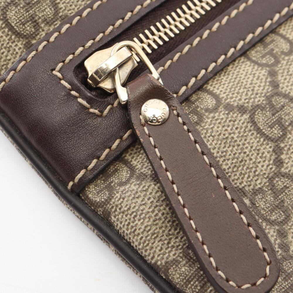 GUCCI Authentic Brown Leather Shoulder Bag - Picture 7 of 9